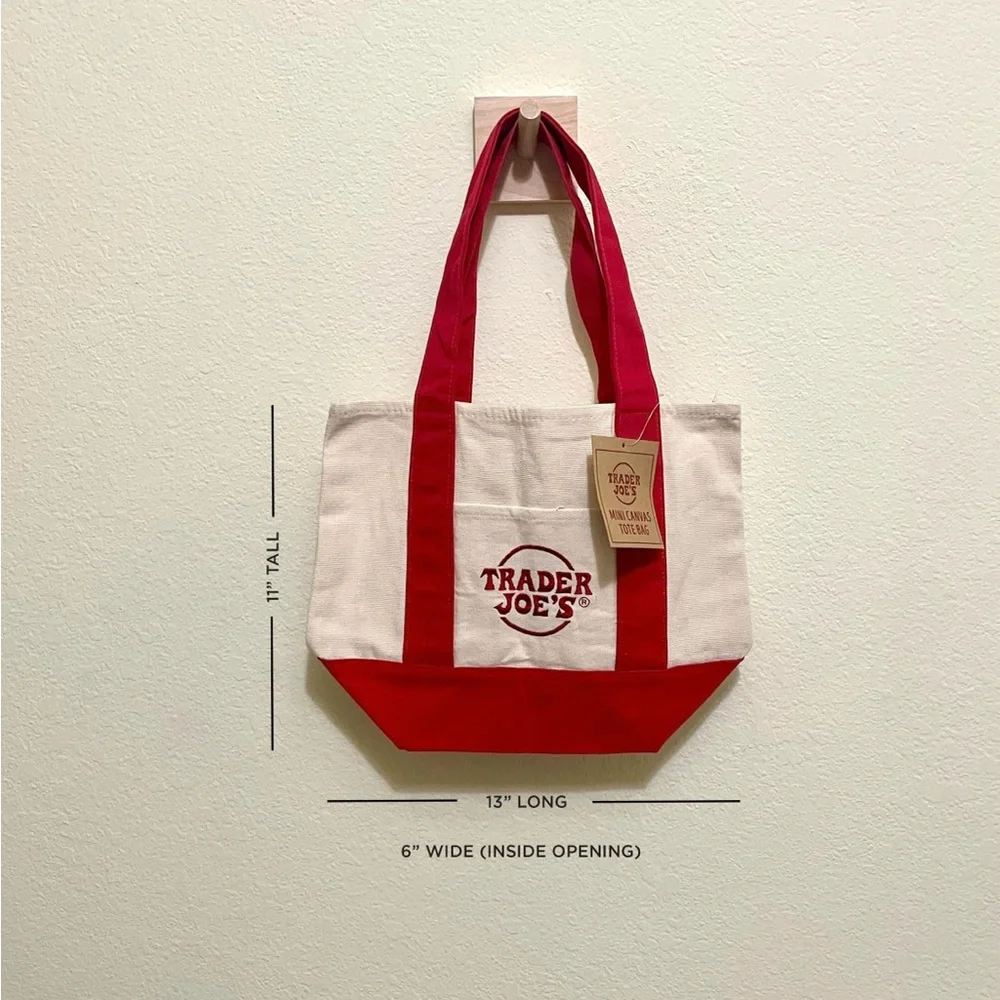 Trader Joe’s Mini tote Red